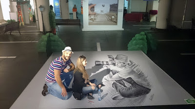 Ben Heine Art Exhibition and Performance - Moscow Planetarium - Russia 2015 29