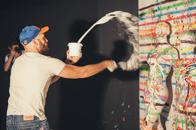 Ben Heine Art Exhibition and Performance - Moscow Planetarium - Russia 2015 51